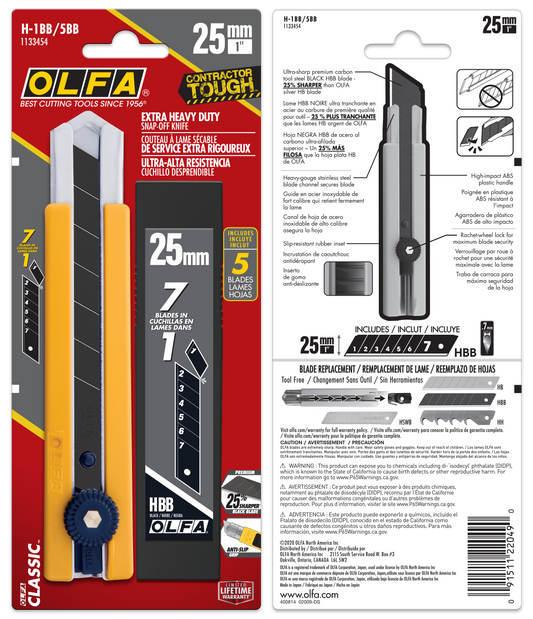 Olfa H1 Knife and Blades Combo Pack