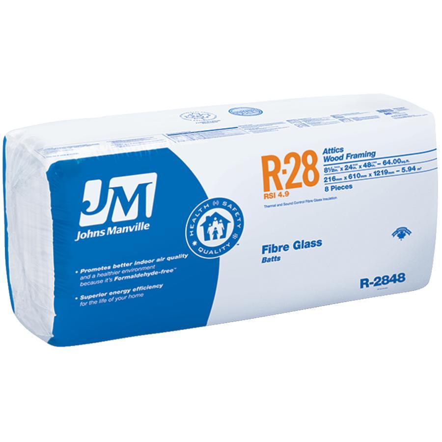Johns Manville R28 Fiberglass Insulation