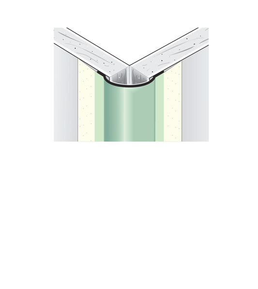 Beadex Paper/Metal Bullnose (Round) Outside 90° Corner Bead