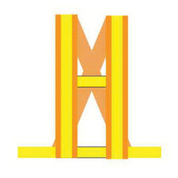 Tuff Grade Orange Dual Strip Safety Sash