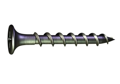 Grabber #6 x 1-1/4-in Phillips, Bugle Head, Coarse Thread, Phosphate Drywall Screws