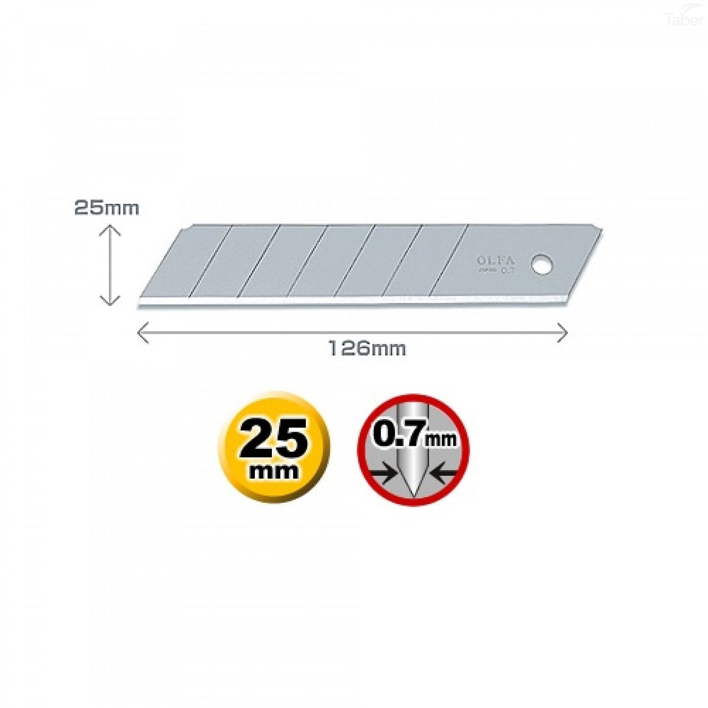 Olfa 1" Snap Off Blades