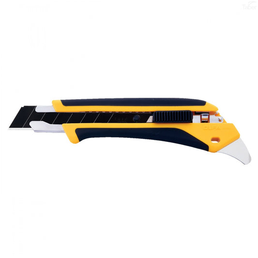 Olfa 18mm Fiberglass Rubber Grip Heavy Duty Knife (LA-X)