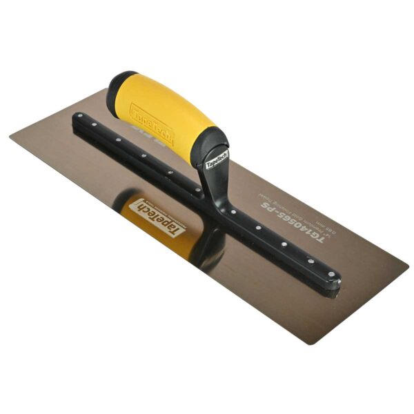 TapeTech Premium Gold Stainless Steel Finishing Trowel – ProSoft Grip