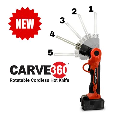 Demand Rotatable Carve360 Cordless Hot Knife