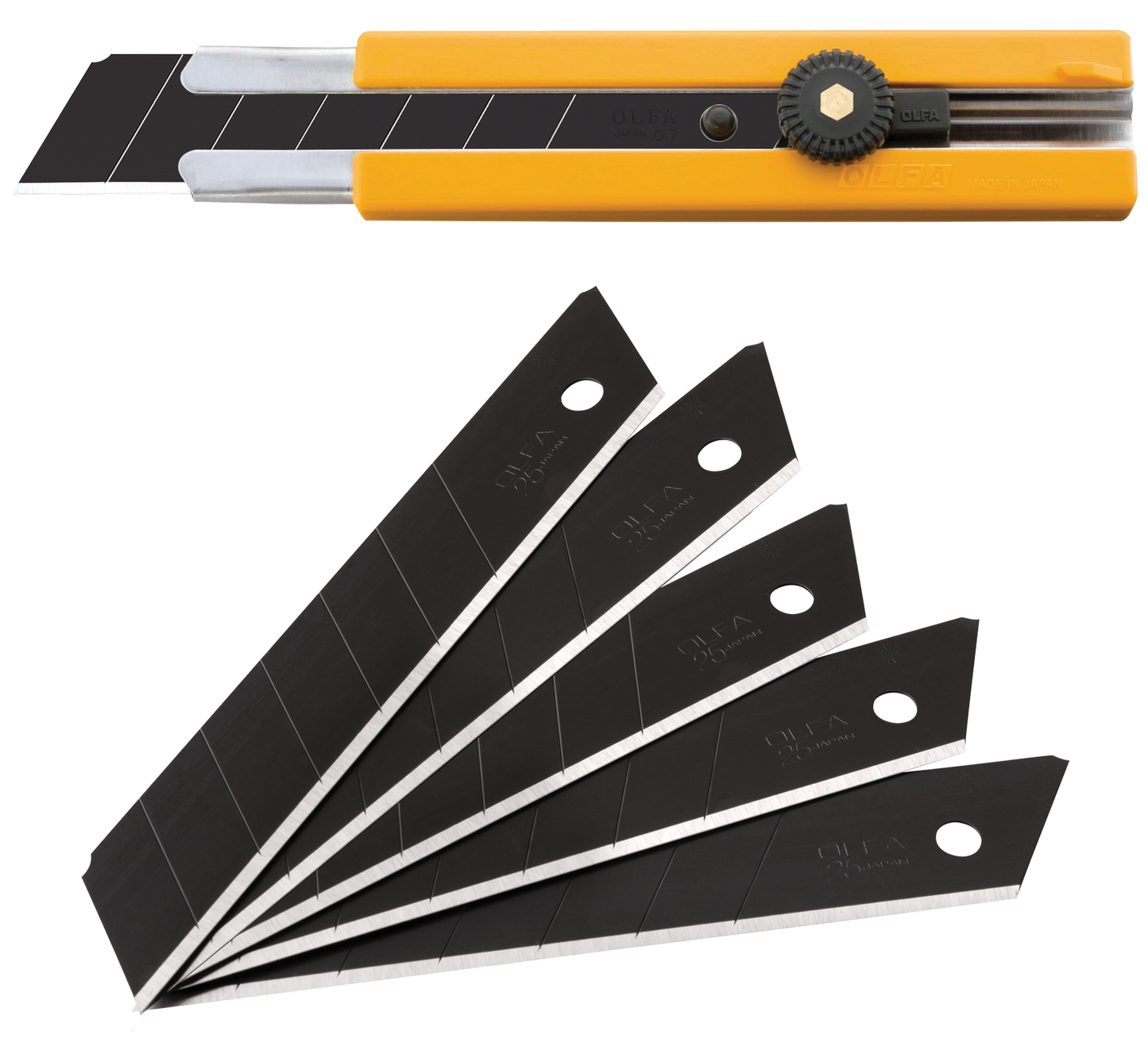 Olfa H1 Knife and Blades Combo Pack