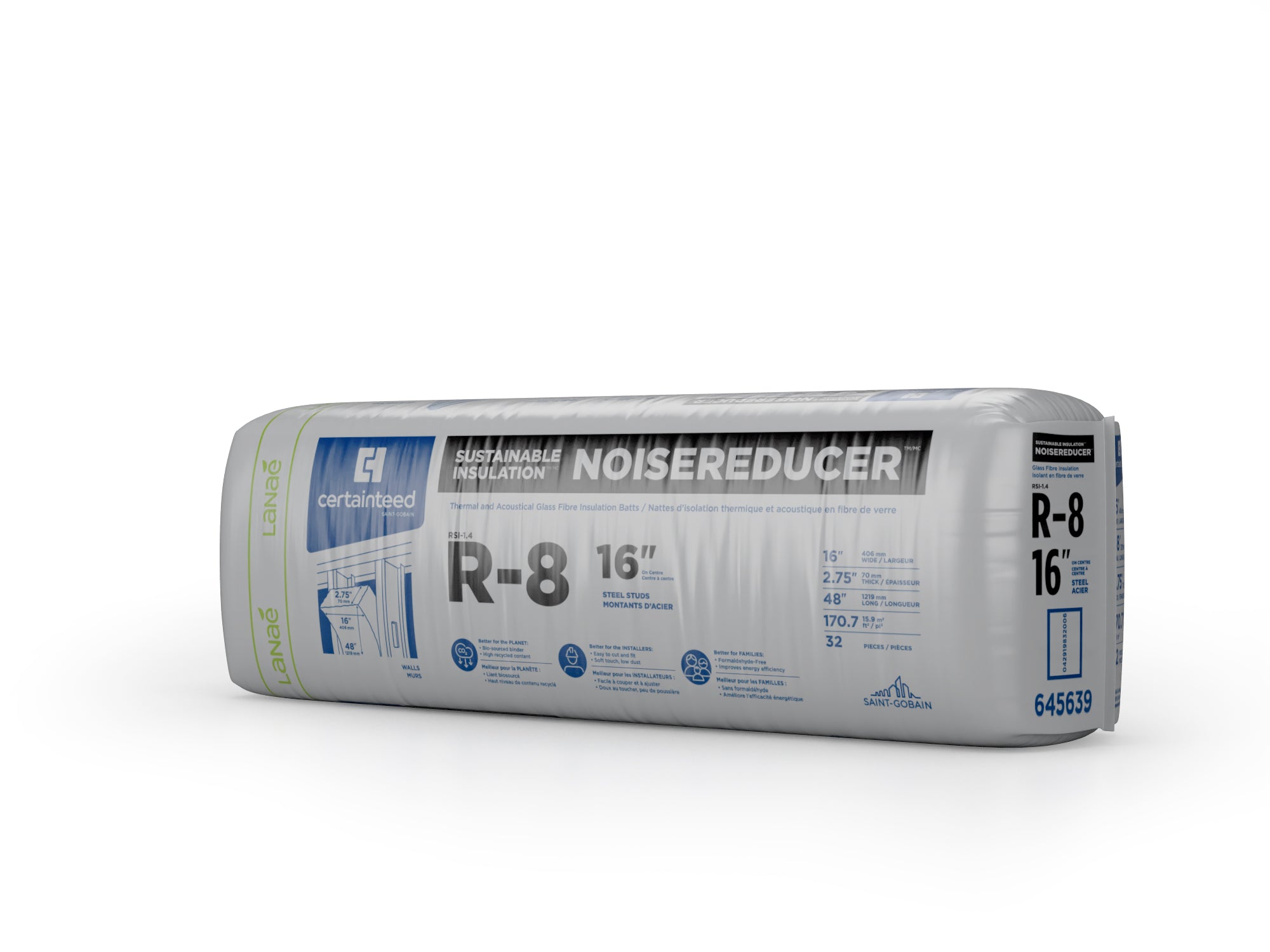 Certainteed R8 Fiberglass Insulation – Crown Building Supplies