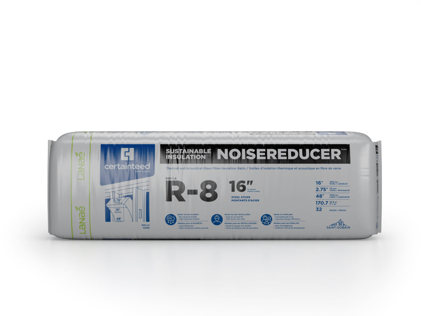 Certainteed R8 Fiberglass Insulation