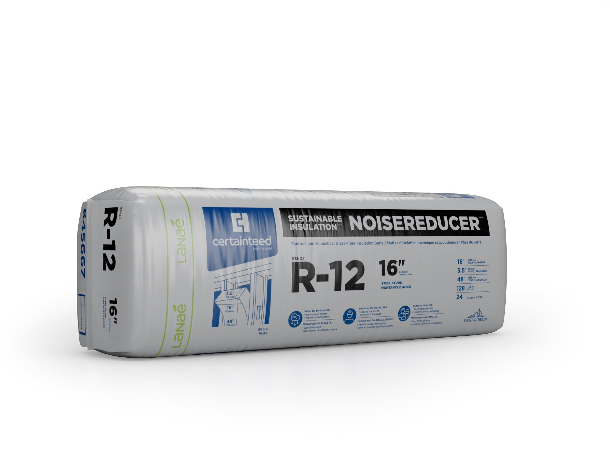 Certainteed R12 Fiberglass Insulation – Crown Building Supplies