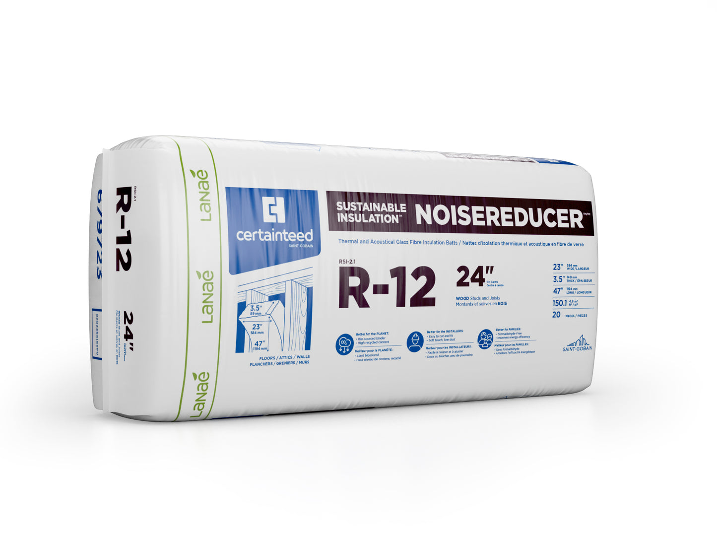 Certainteed R12 Fiberglass Insulation