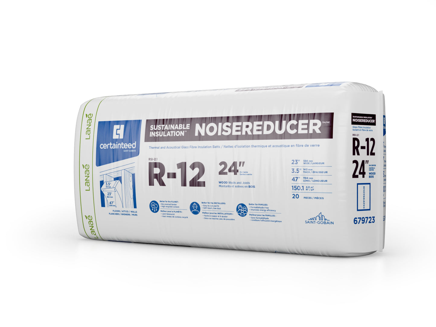 Certainteed R12 Fiberglass Insulation