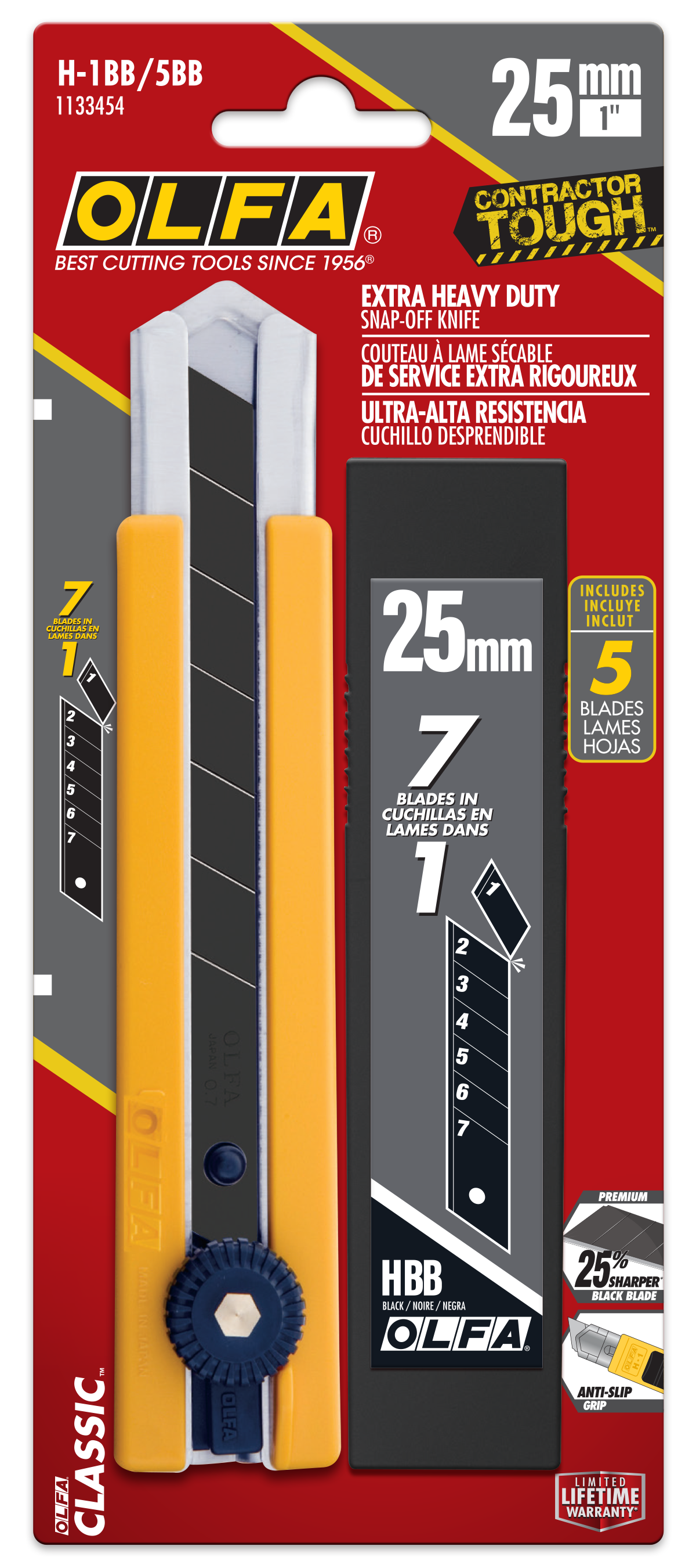 Olfa H1 Knife and Blades Combo Pack