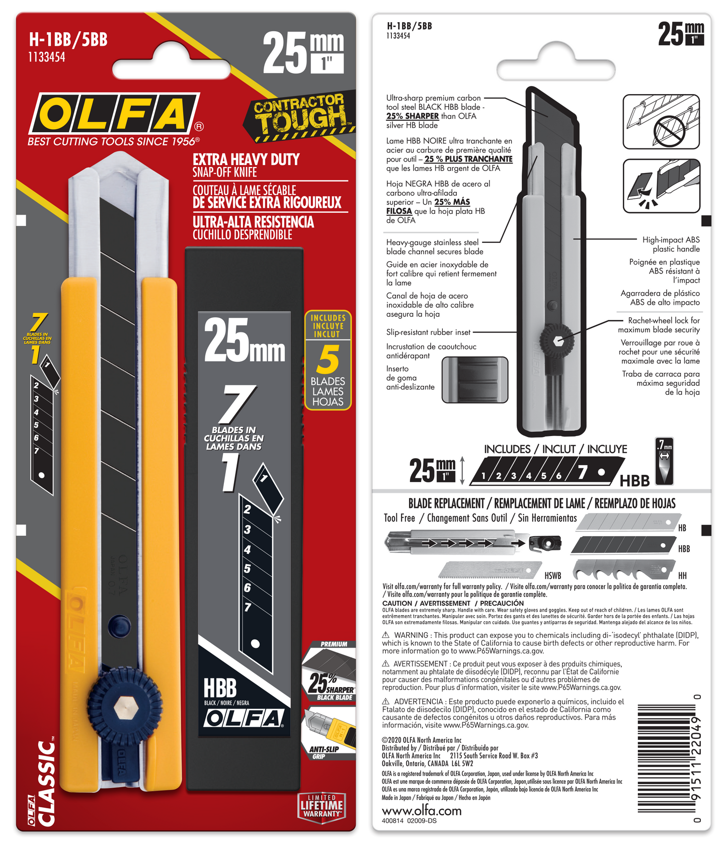 Olfa H1 Knife and Blades Combo Pack