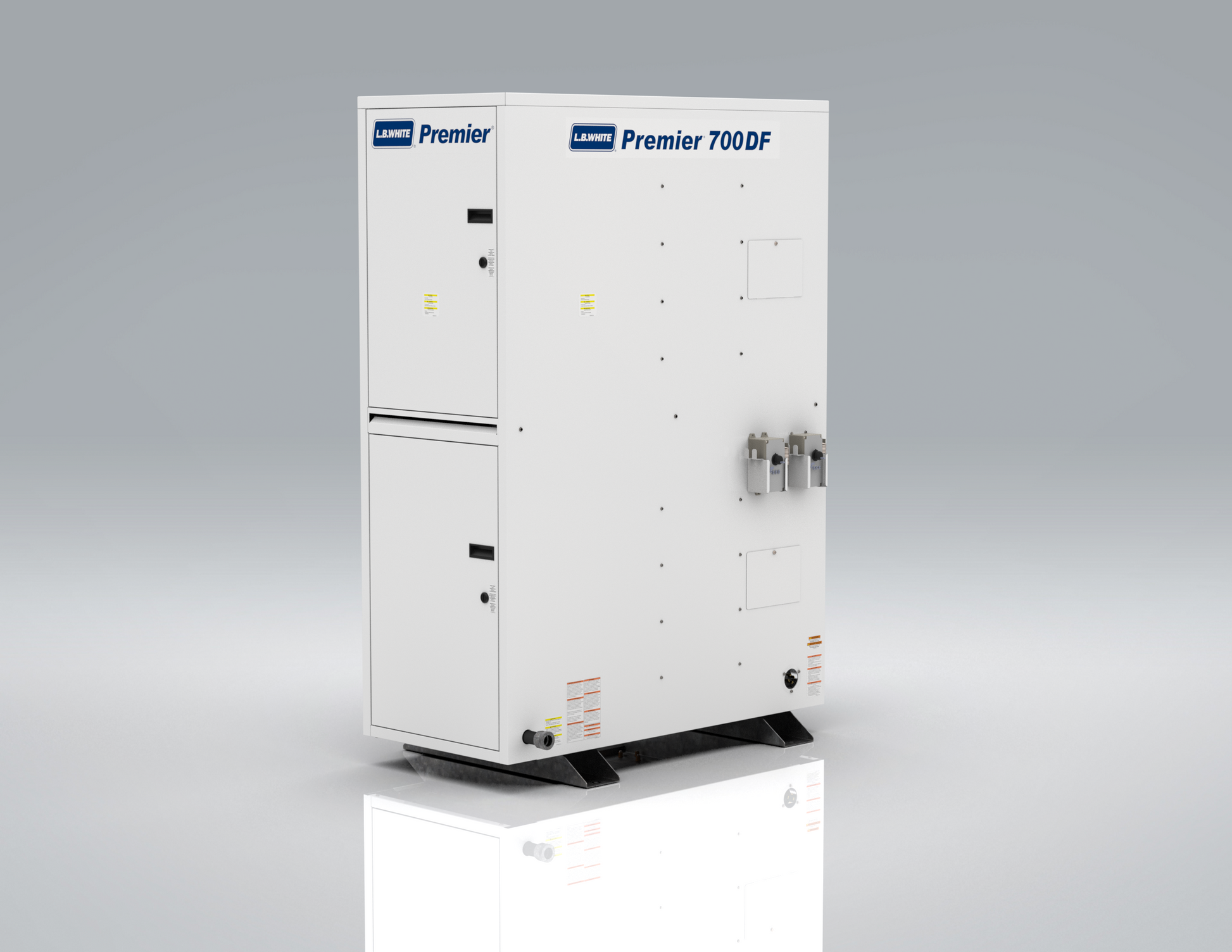 L.B. White Premier 700 Dual Fuel Heater - 700,000 BTUH
