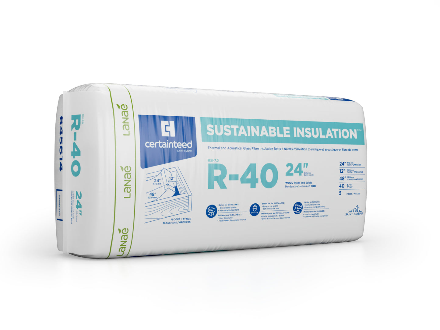 Certainteed R40 Fiberglass Insulation