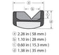 Tajima Plane 45° Super Hard Drywall Chamfer Cutter