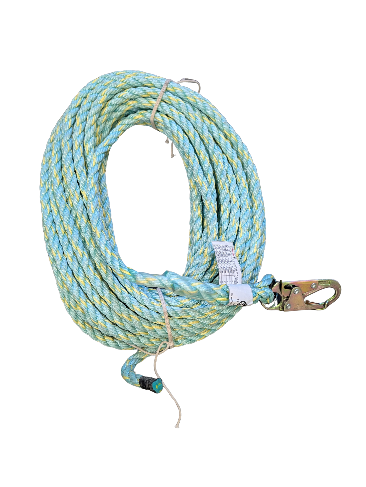 Scaffold 3/4" Polysteel Rope with Hook End