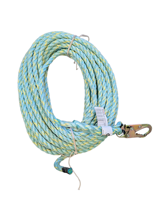 Scaffold 3/4" Polysteel Rope with Hook End
