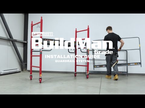 Metaltech Guardrail System for Baker Scaffold