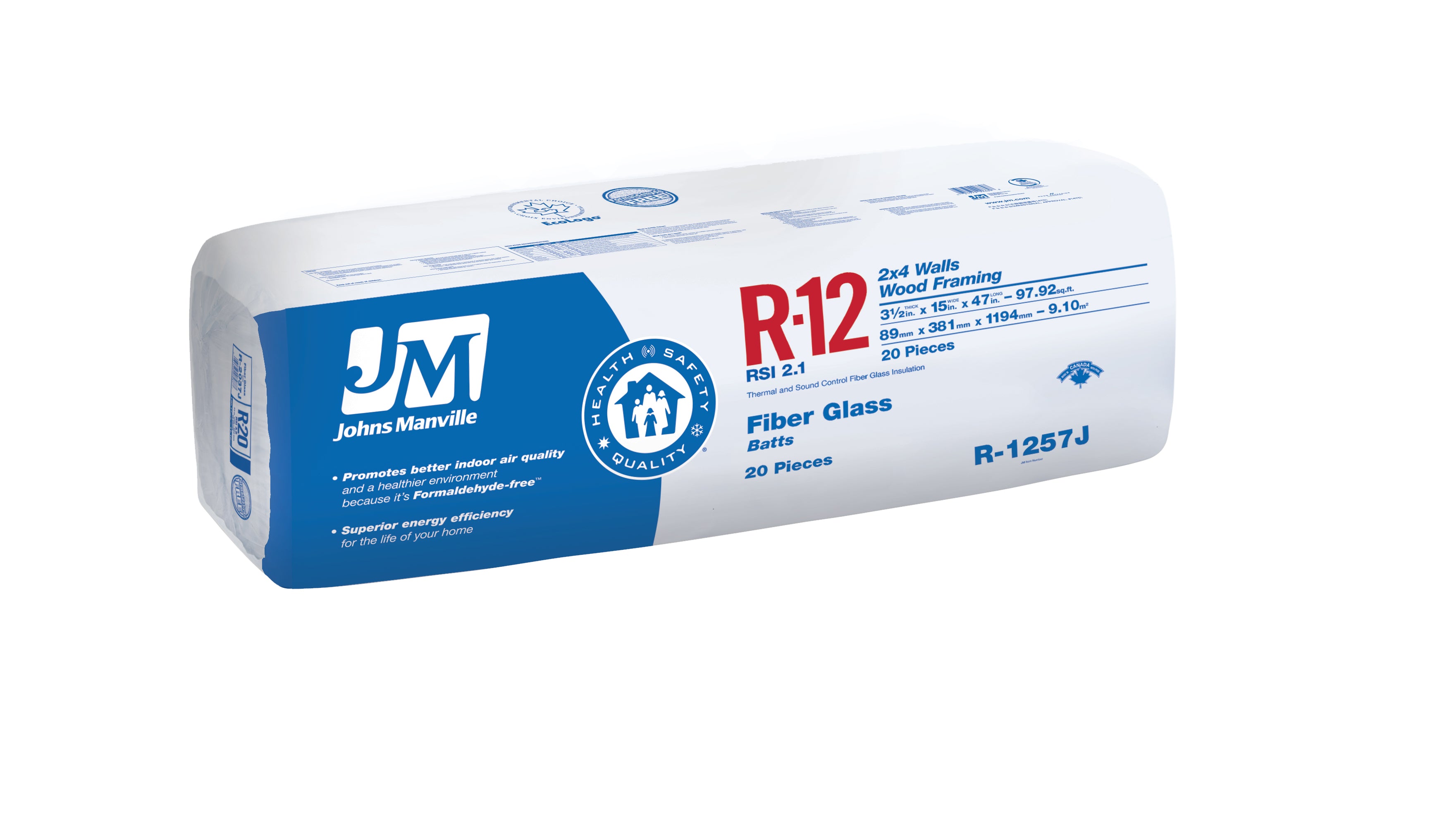 John Manville R12 Fiberglass Insulation – Crown Building Supplies