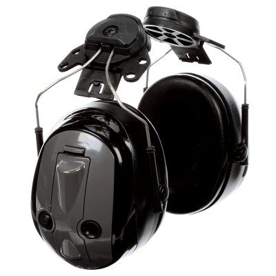 3M Peltor PTL Cap Mounted Black Earmuffs