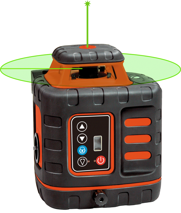 Johnson Self ­Leveling Rotary Laser Kit with GreenBrite® Technology