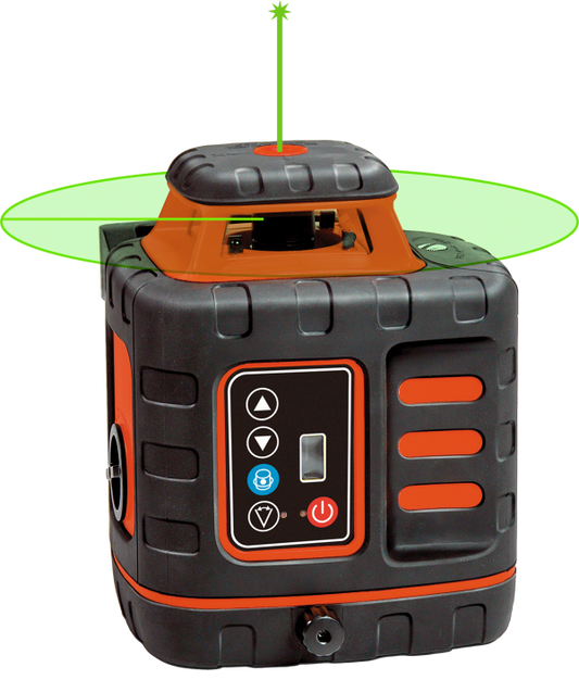 Johnson Self ­Leveling Rotary Laser Kit with GreenBrite® Technology