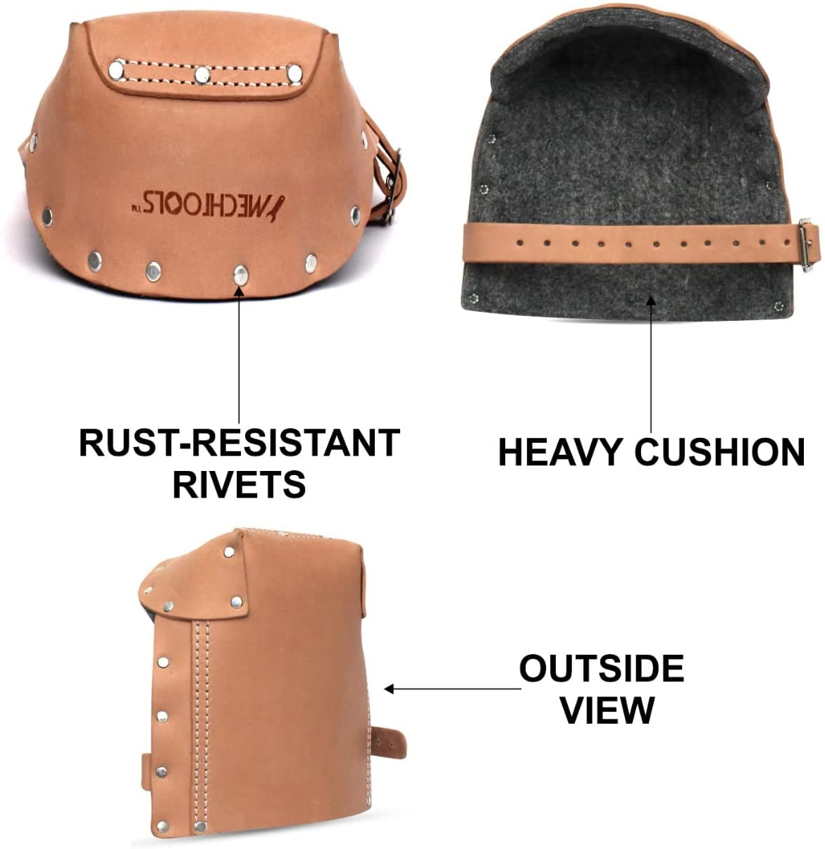 MechTools Leather Knee Pads