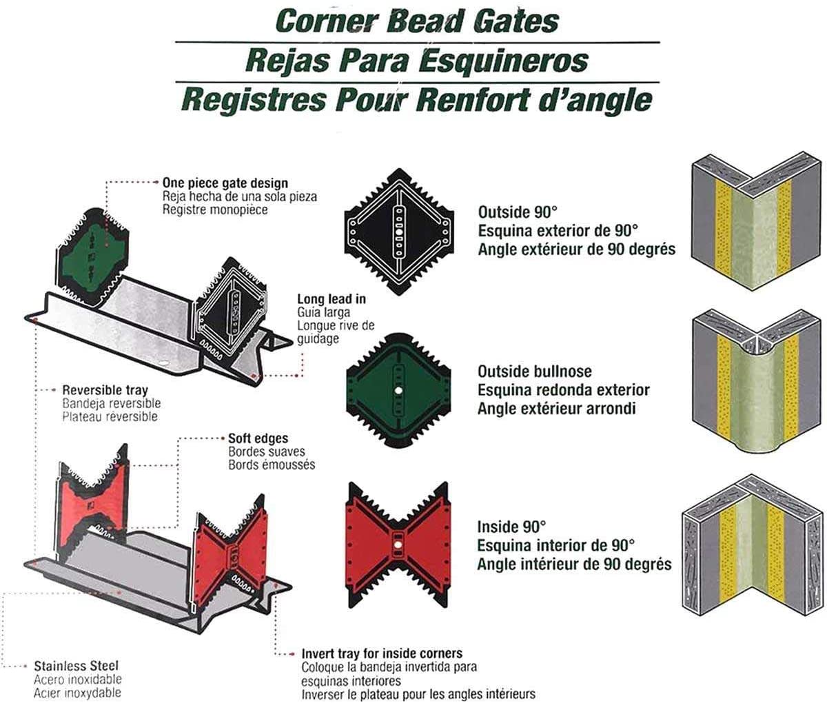USG Green Sheetrock Corner Bead Hopper