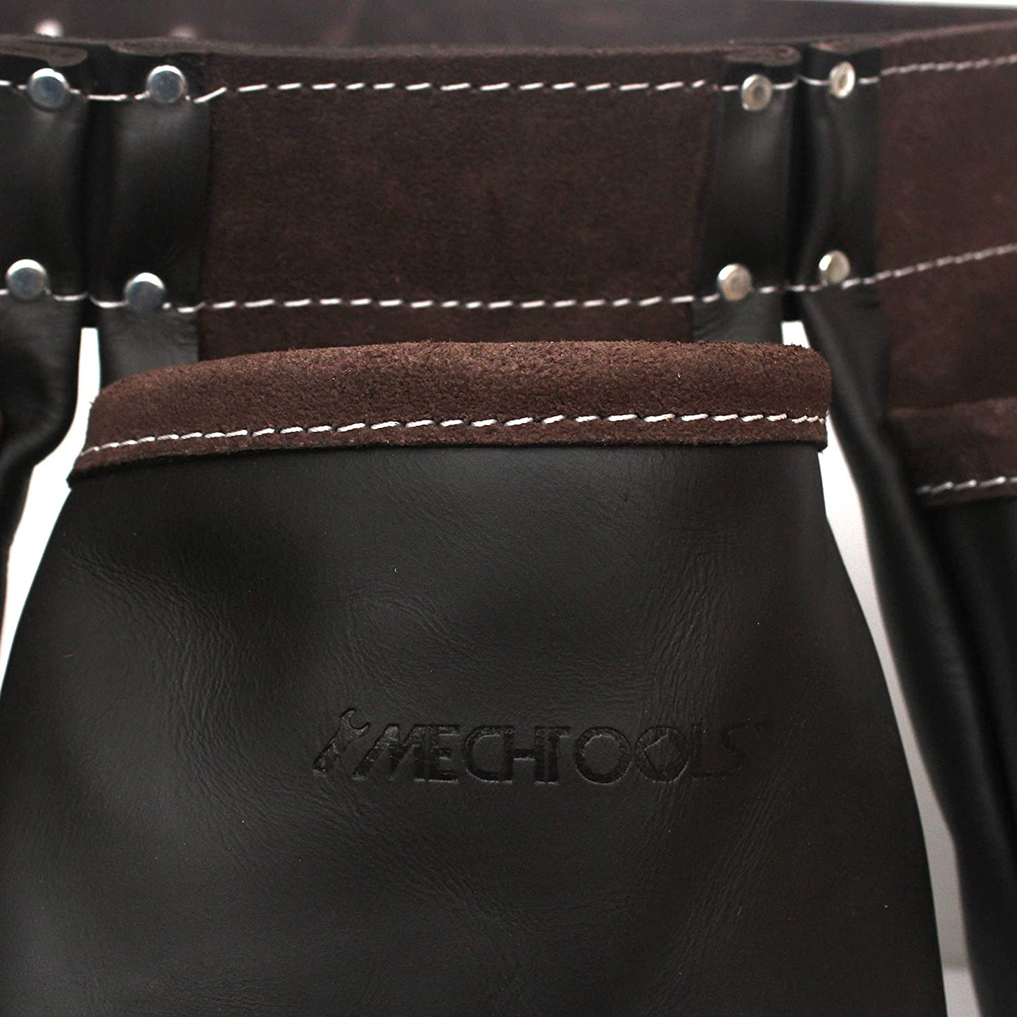 MechTools Masters Carpenters Apron with Leather Belt