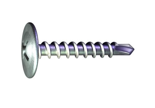 Grabber #10 x 3/4-in, Wafer Head, Drill Point, Phillips, Wafer Screws