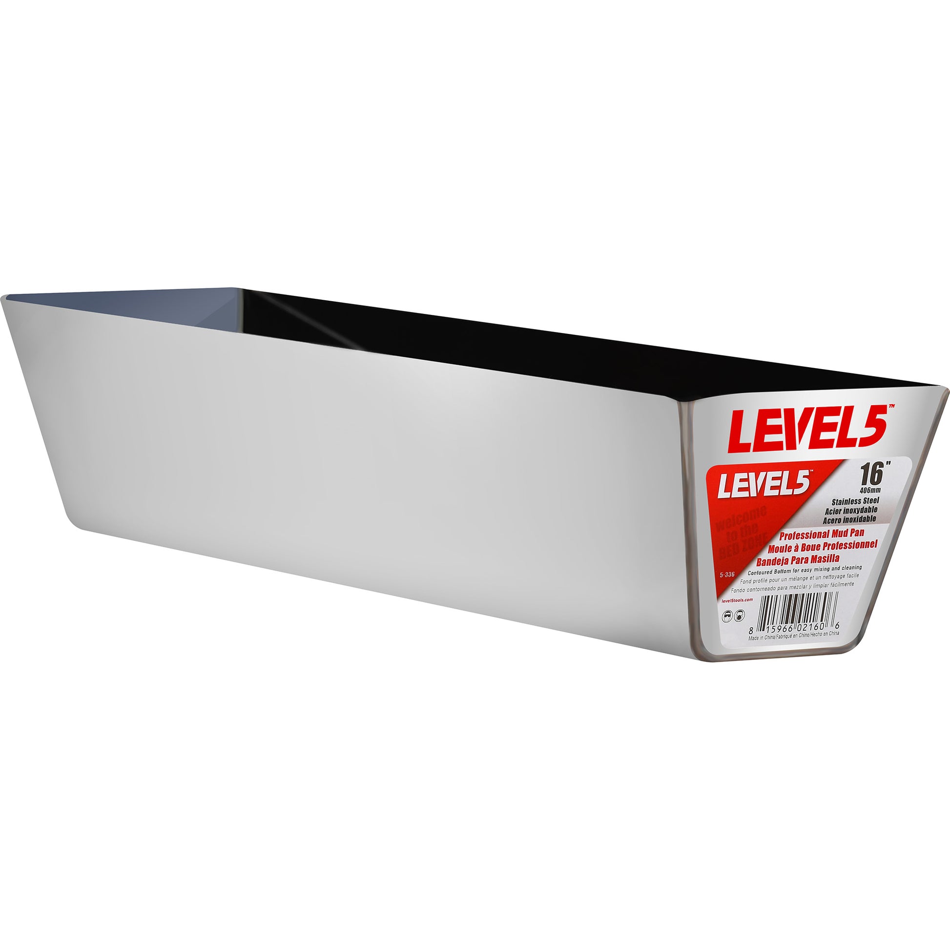 Level5 Stainless Steel Mud Pan