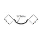 Beadex Paper/Metal Bullnose (Round) Outside 90° Corner Bead
