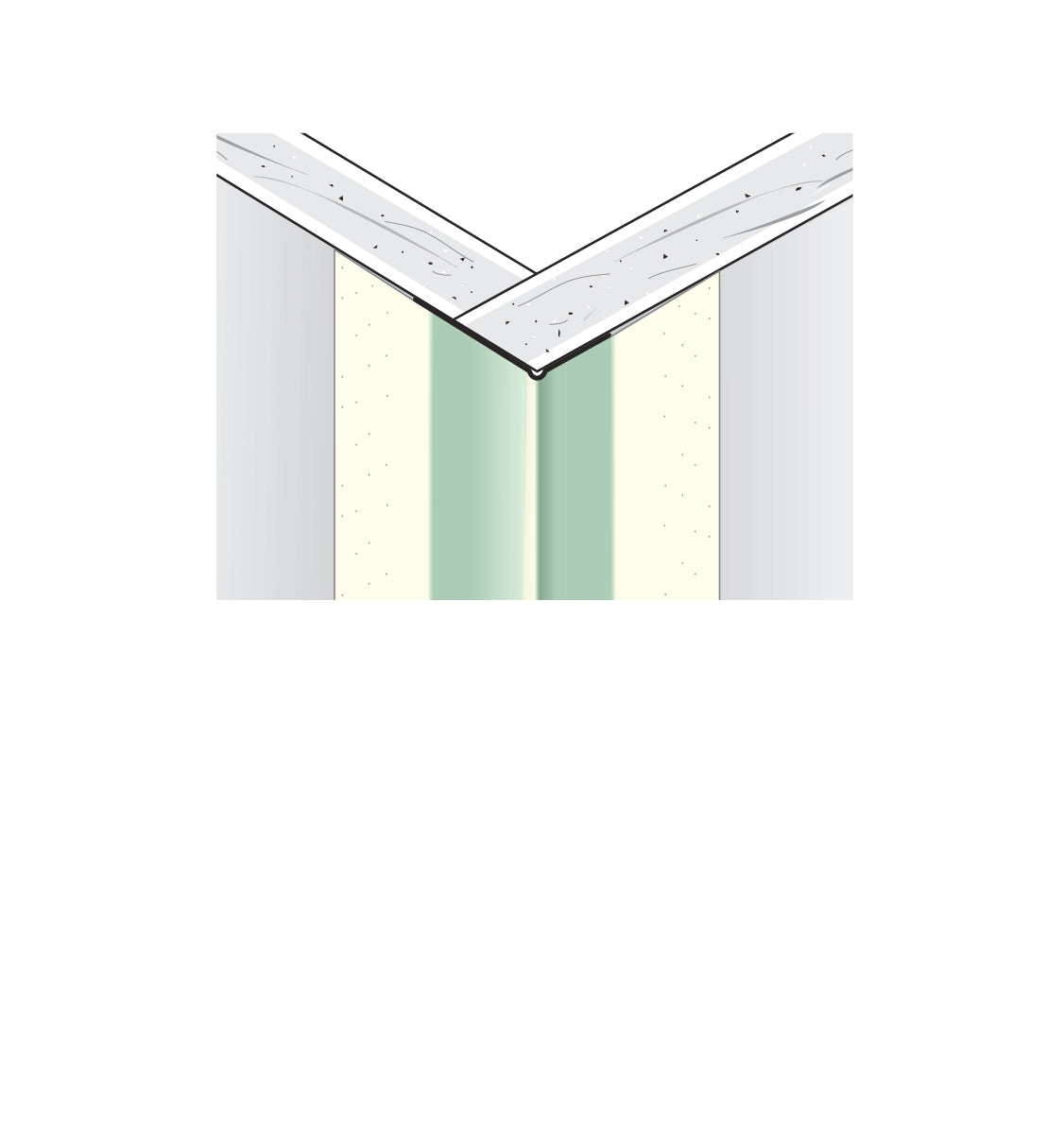 Beadex Paper/Metal Extra Wide Outside 90° Corner Bead