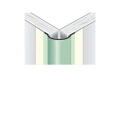 Beadex Paper/Metal Bullnose (Round) Outside 90° Corner Bead