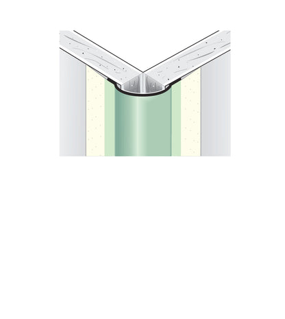 Beadex Paper/Metal Bullnose (Round) Outside 90° Corner Bead