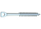 Grabber 1/4 x 3-in Eye Lag Drive, Eye Lag Coarse Thread, Grabber® Point Clear Zinc Screws