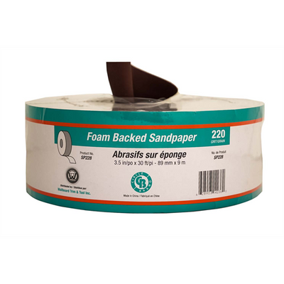 Wallboard Foam Backed Sandpaper Roll