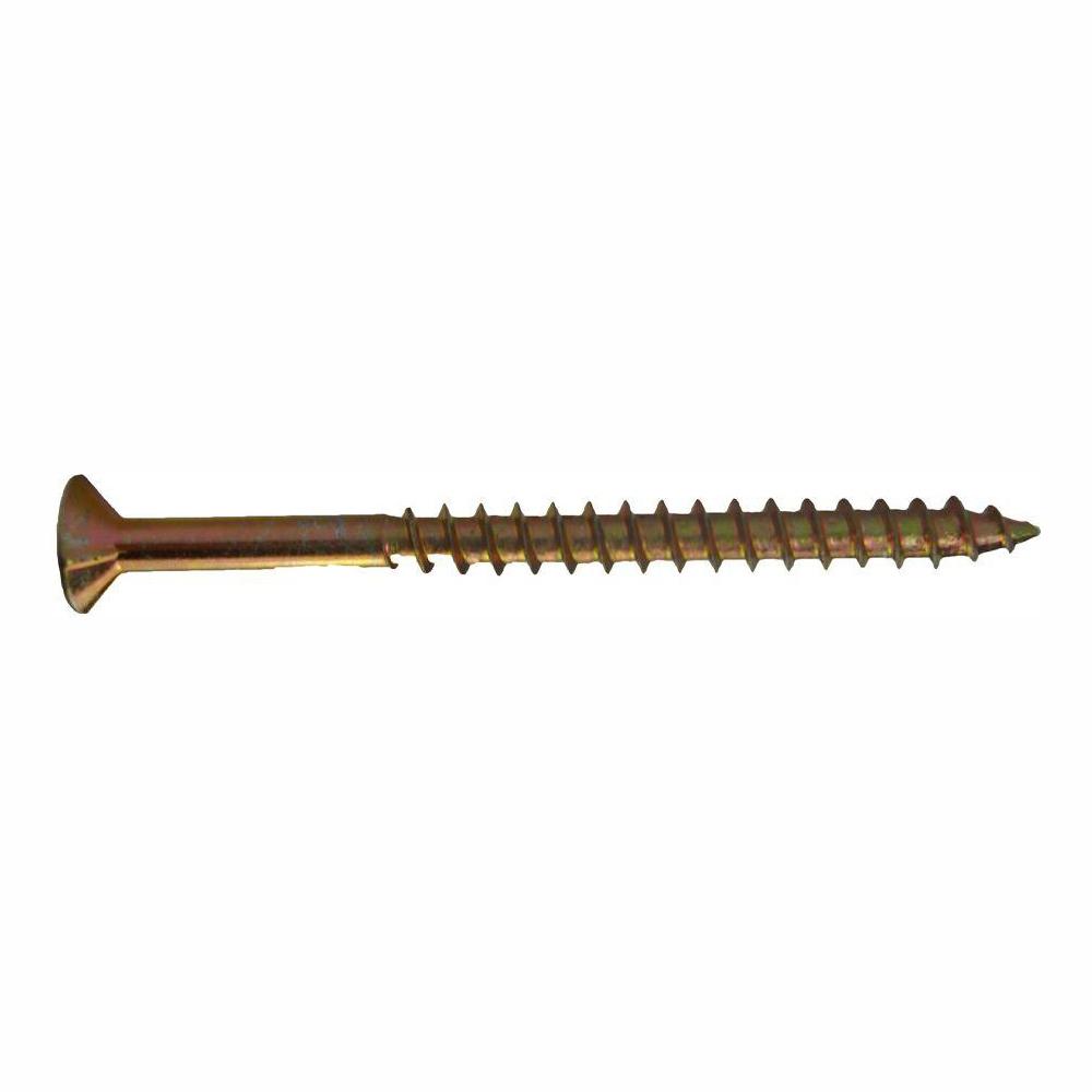 Grip-Rite #10 x 5" Yellow Zinc Deck Screws