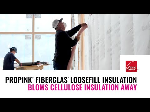 Owens Corning ProPink Fiberglass Blown-In Insulation