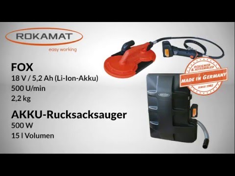 Rokamat FOX Wireless Grinder for EIFS & ETICs