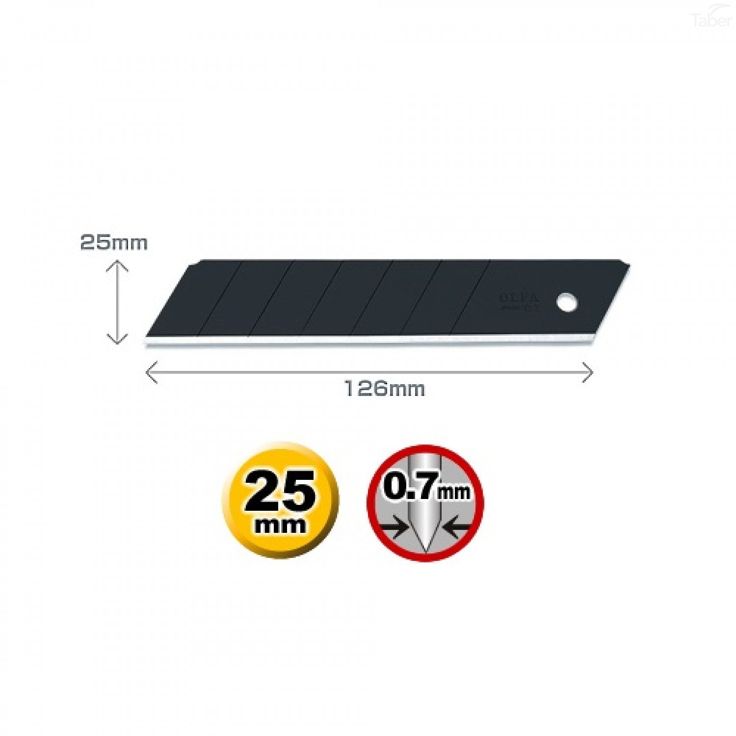 Olfa Extra Heavy Duty 1" Snap Off Blades